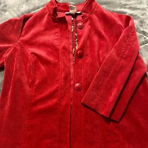 Red Corduroy Jacket!